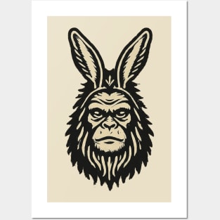 Bigfoot Bunny Posters and Art